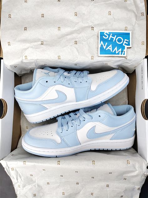 Air Jordan 1 Low 'White/Ice Blue'