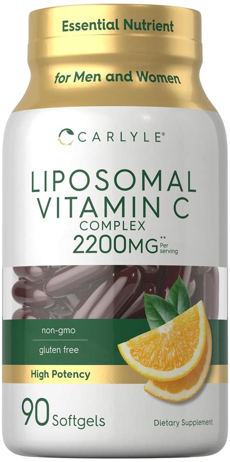 Buy Carlyle Liposomal C | 2200mg | 90 Softgels | High Potency Complex ...