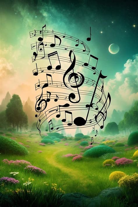 Music notes in a beautiful harmony | Premium AI-generated image