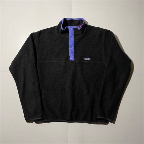 80s 初期 patagonia snap-T ブラック USA製 ヴィンテージ | ZZYZX.inc
