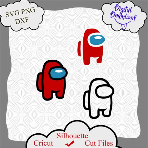 Among Us Red SVG, Video Game Silhouette, Among Us Red logo, | Inspire Uplift