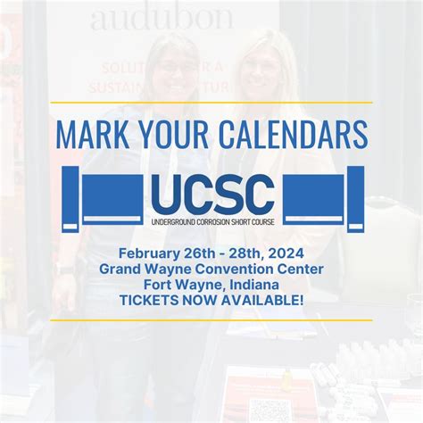 Indiana Corrosion Society on LinkedIn: Mark your calendars 👇 2024 UCSC ...