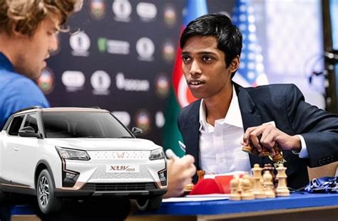 आनंद महिन्द्रा का ऐलान- प्रज्ञानन्दा को देंगे XUV 400 EV, मां-बाप के ...