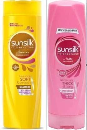 SUNSILK Nourishing Soft & Smooth Shampoo (360 ml) & Lusciously Thick ...