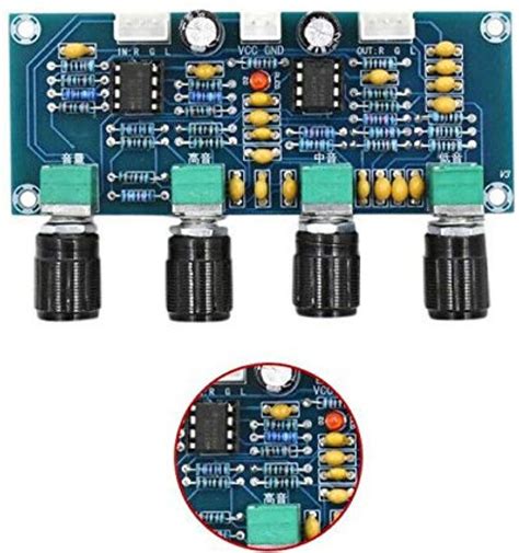 EASTRA PREMIUM NE5532 Pre-Amplifier Tone Controller for Amplifier Board ...
