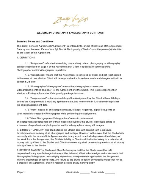 Video Production Agreement at Brooke Bermingham blog