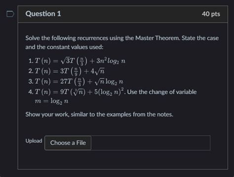 Image result for Master Theorem for Recurrences