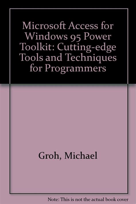 Buy Microsoft Access for Windows 95 Power Toolkit: Cutting-edge Tools ...