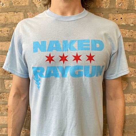 Naked Raygun "Chicago Flag" Unisex Tee Shirt | Anxious and Angry