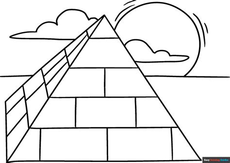 Image result for Pyramid Drawing