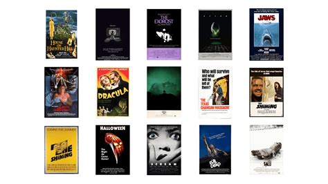 Animal Horror Movie Posters 80s