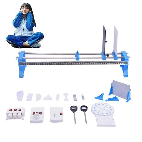 Buy Physical Optical Experiment Set Concave/Convex Lens Optical Bench ...