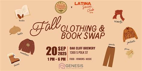 Dallas Fall Clothing & Book Swap, Oak Cliff Brewing Co, Dallas, 20 ...