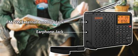 RADIWOW XHDATA D-109 Radio Portable, Digital Radios With Bluetooth,USB ...