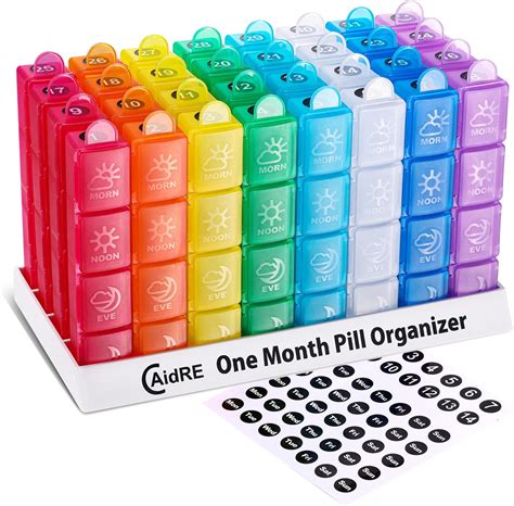 Pill Box Organizer Morning Noon Night at Harrison Trethowan blog