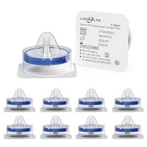 Locofiltr Sterile Syringe Filter PES (Polyethersulfone), Pack of 10 ...