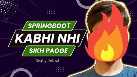 Image result for YouTube Spring Boot Code Snippet