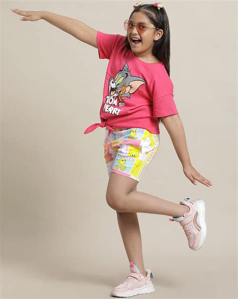 Looney Tunes Relaxed Fit Shorts For Girls – Kidsville