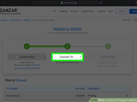 Image result for How to Convert Pages File to Word
