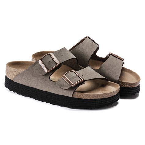 Arizona Platform Vegan Birko-Flor Nubuck– BIRKENSTOCK