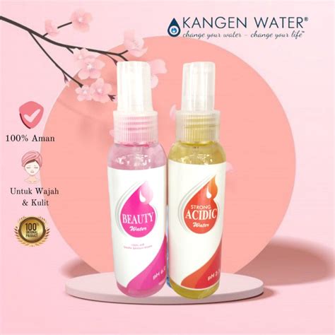MESIN Spray BEAUTY WATER 100 ML & STRONG ACIDIC 100 ML FRESH KANGEN ...