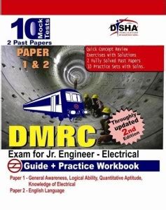 Dmrc Exam for Jr. Engineer (Electrical) Guide + Workbook (10 Practice ...