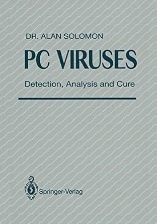 PC Viruses: Detection, Analysis and Cure : Solomon, Alan: Amazon.in: Books