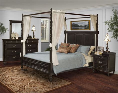 Black Canopy Bed Bedroom Set at Wade Grimm blog