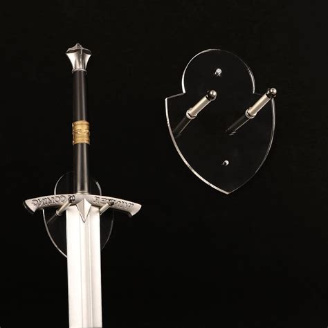 KAFENDA Sword Wall Mount Acrylic Sword Stand Wall Hook Display Note ...