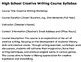 Image result for Creative Writing Course Syllabus