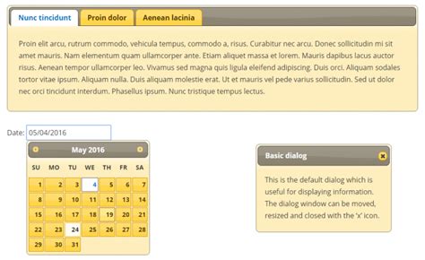 Image result for jQuery Widgets Examples