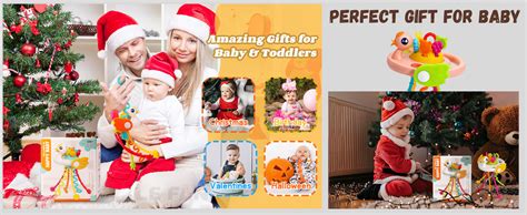 Lefan Montessori Pull String Teether Activity Toy for 6-12 Months+ ...