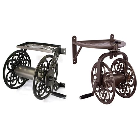 Buy Liberty Garden 710 Navigator Rotating Garden Hose Reel, Holds 125 ...