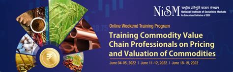 Training Commodity Value Chain Professionals on Pricing and Valuation ...