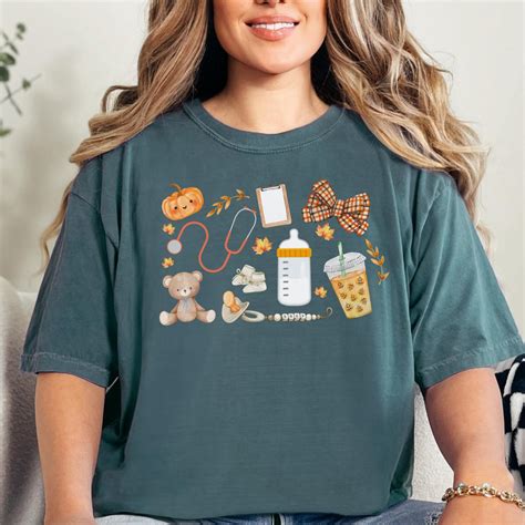 Labor and Delivery Nurse Shirt Comfort Colors Fall LD Nurse Shirt ...