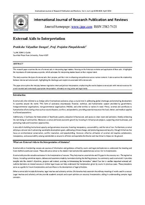 Ijrpr 25880 - Notes of IOS - International Journal of Research ...