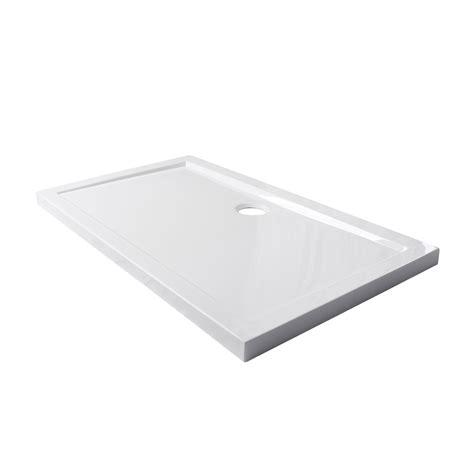Piatto doccia SENSEA in pmma Essential bianco L 70 x L 120 x H 5 cm ...