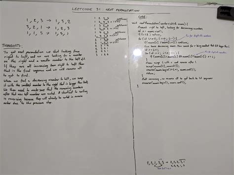 Image result for Next Permutation LeetCode Ques 31 with Easy Solving in Python