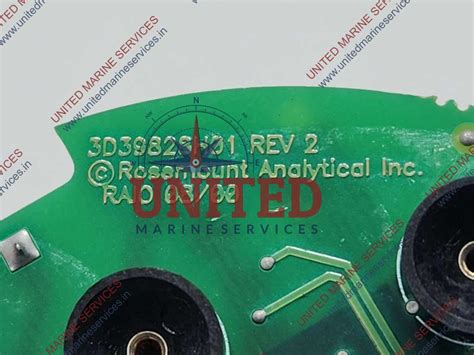 ROSEMOUNT ANALYTICAL 3D39828H01 TRANSMITTER PCB REV 2 | United Marine ...