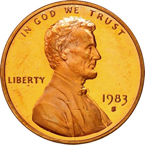 One Cent 1983 Lincoln Memorial, Coin from United States - Online Coin Club
