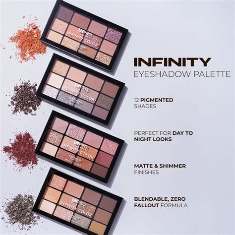 Shop LN Pro Infinity Color Eyeshadow Palette - Makeup - HOK Makeup