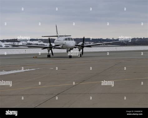The RC-26 Condor taxis toward the hangar during its final flight ...