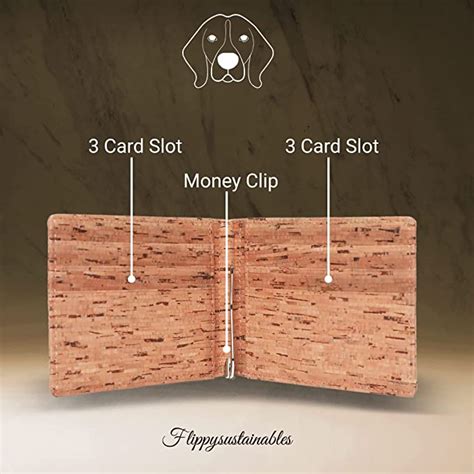 Ravine Wallet - Vegan Money Clip Cork Leather Wallet – FlippySustainables