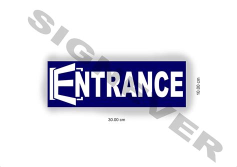 Buy SIGN EVER Entrance Sign Board Bank Office Hospital School Hotel ...