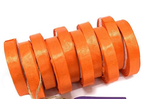 The Butterfly Store Craft Ribbon (Pack of 10, Size:- 0.5 Inch) 9 metres ...