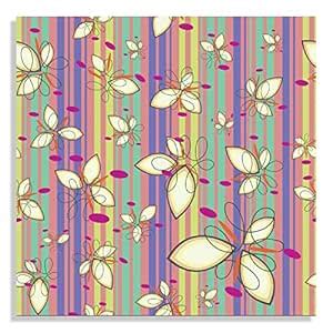 Canvas Wall Art Painting Cream Floral Pattern UnFramed Decor for Home ...