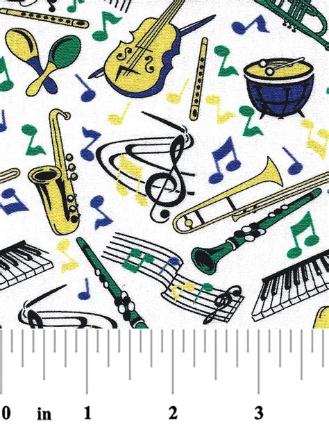 Mardi Gras Music Fabric | New Orleans Fabric