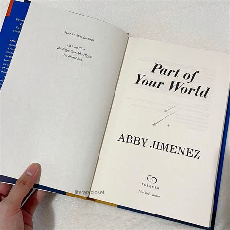Part of Your World (Book of the Month) by Abby Jimenez on Carousell