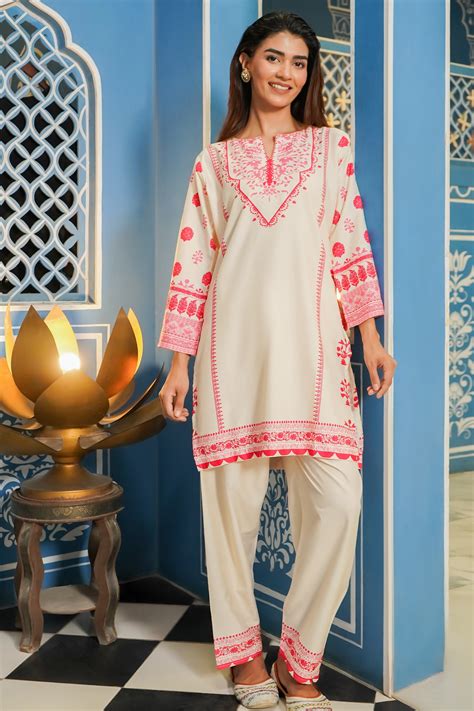 House Of Kari(Chikankari Clothing) - Printkari Poly Muslin Co-ord set ...