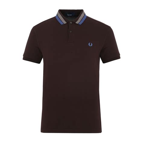 Buy Men Wine Embroidered Polos Online - 296285 | The Collective